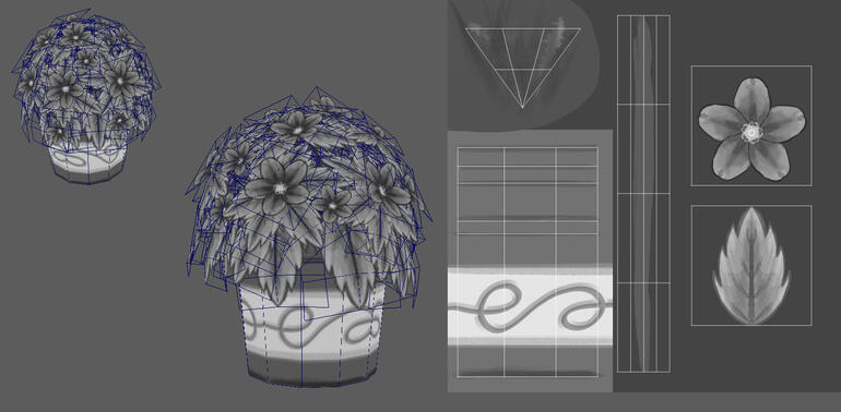 Foliage Wireframes/Grayscale